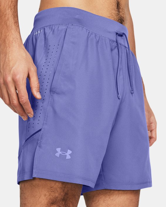 Pantalón corto de 18 cm UA Launch Elite 2-in-1 para hombre, Purple, pdpMainDesktop image number 4